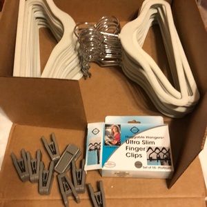 Joy mangano huggable hangers + clips